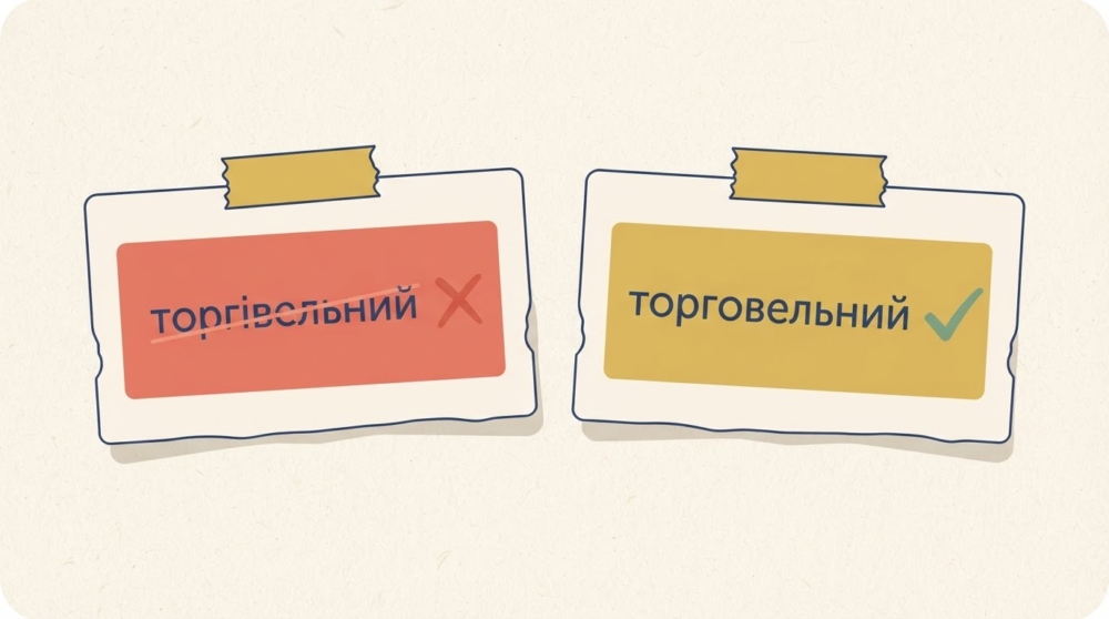 «Торговельний» чи «торгівельний»: як правильно писати