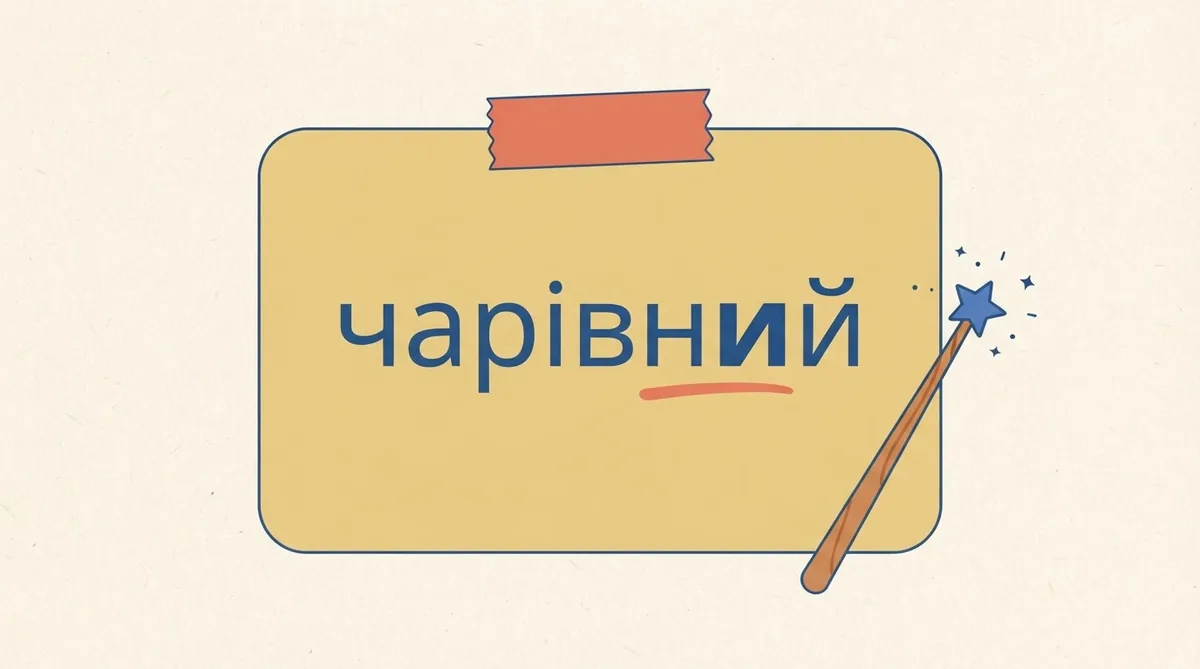 Чарівни́й чи чарі́вний: куди падає наголос