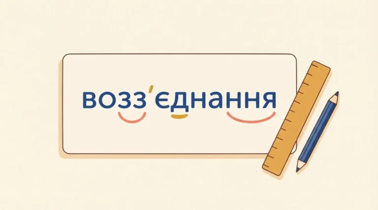 Як пишеться «возз’єднання» за правописом?