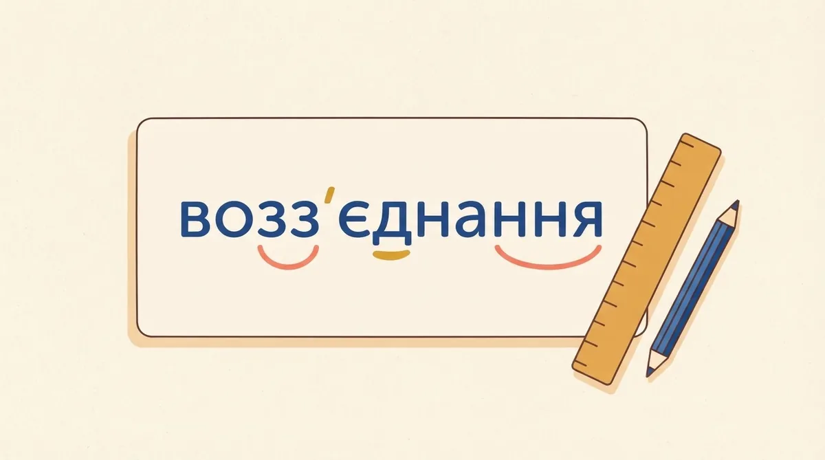 Як пишеться «возз’єднання» за правописом?