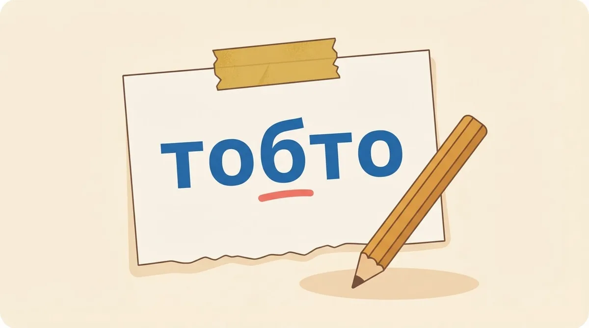 Правопис слова «тобто»: як написати й розставити коми без помилки