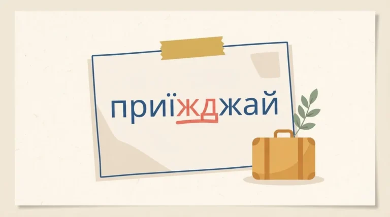 Приїжджай чи приїзджай: як правильно писати та як не сплутати з «приїзди»
