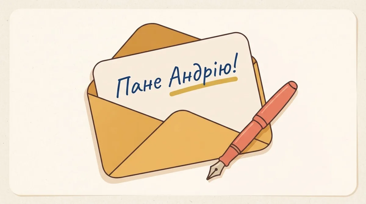 Шановний пане Андрію чи Андріє: як звертатися правильно
