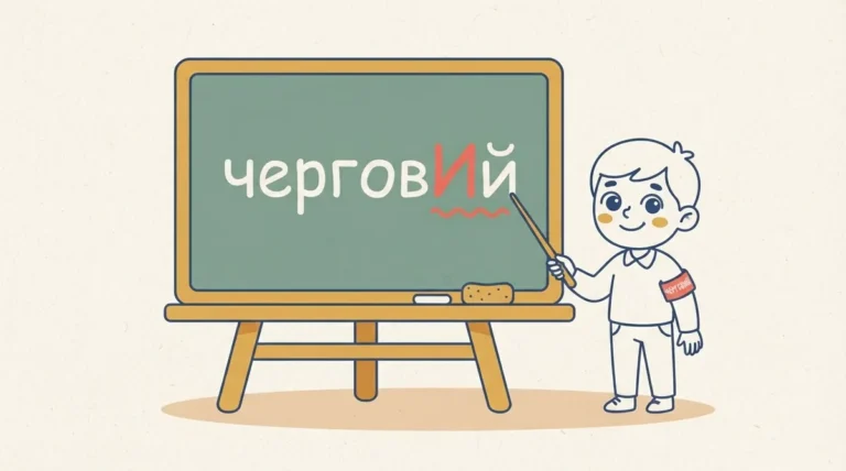 Слово «черговий» — на який склад правильно ставити наголос