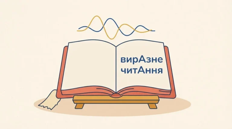 У сполученні «виразне читання» наголос падає на який склад?