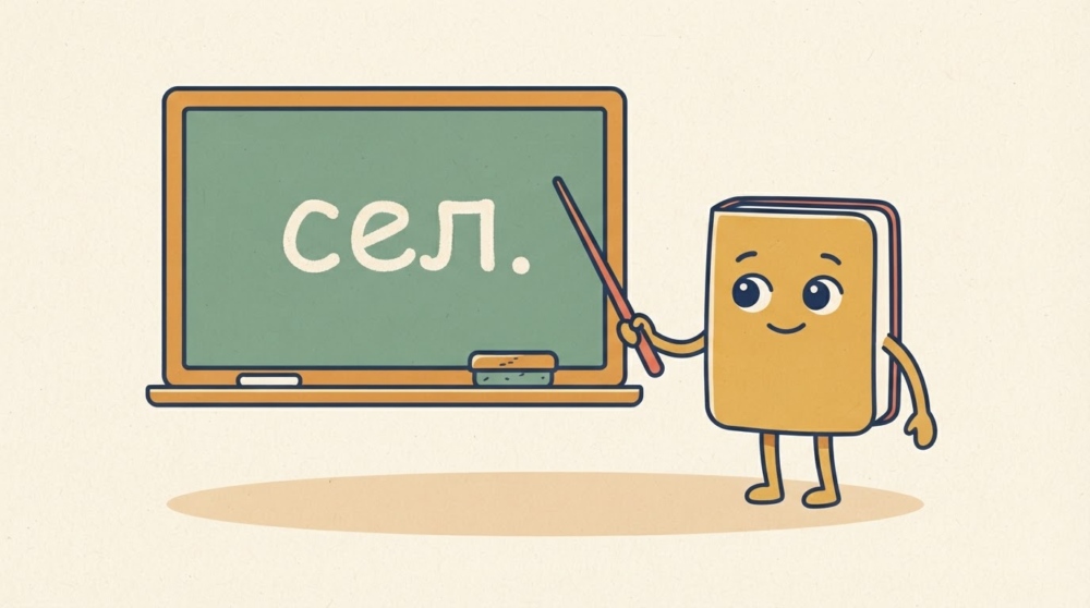 Як правильно скорочувати слово «селище»