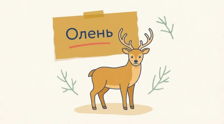 Який наголос у слові «олень»?