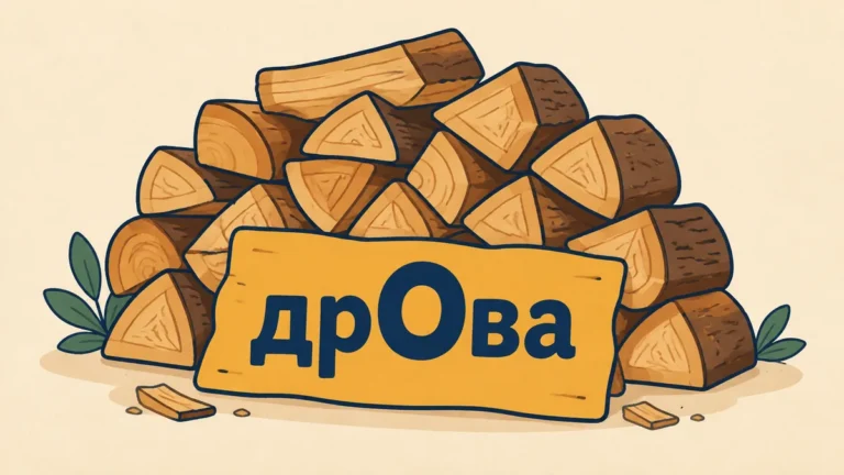 Наголос у слові ДРОВА: 7 форм у відмінках