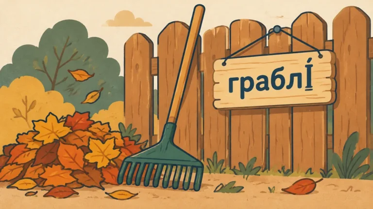Наголос у слові ГРАБЛІ: як не помилитися в родовому відмінку