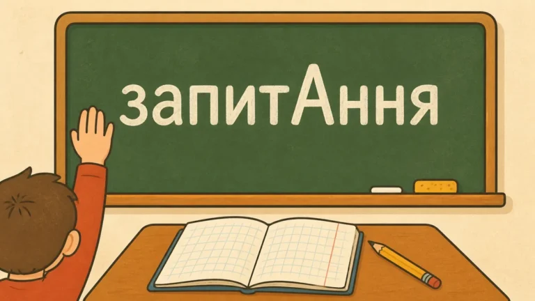 Наголос у слові ЗАПИТАННЯ: відмінки й похідні слова