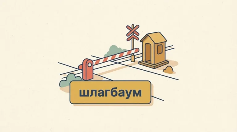 Слово «шлагбаум» відмінювання та вживання в літературі
