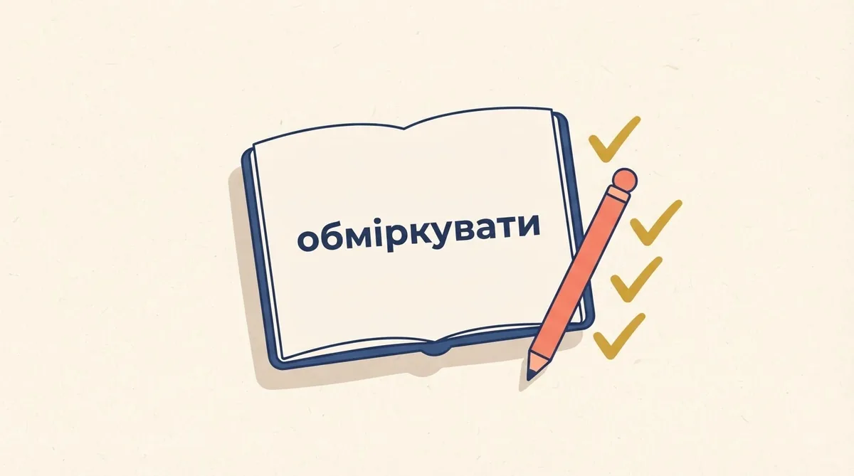 Відкритий блокнот із чітким написом обміркувати та олівцем поруч