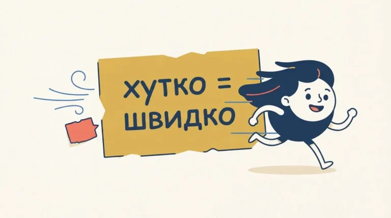 Синонім до слова ХУТКО: варіанти та вживання слова