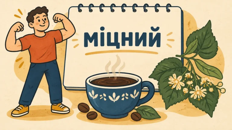 Синонім до слова МІЦНИЙ: слова для речей, людей і почуттів
