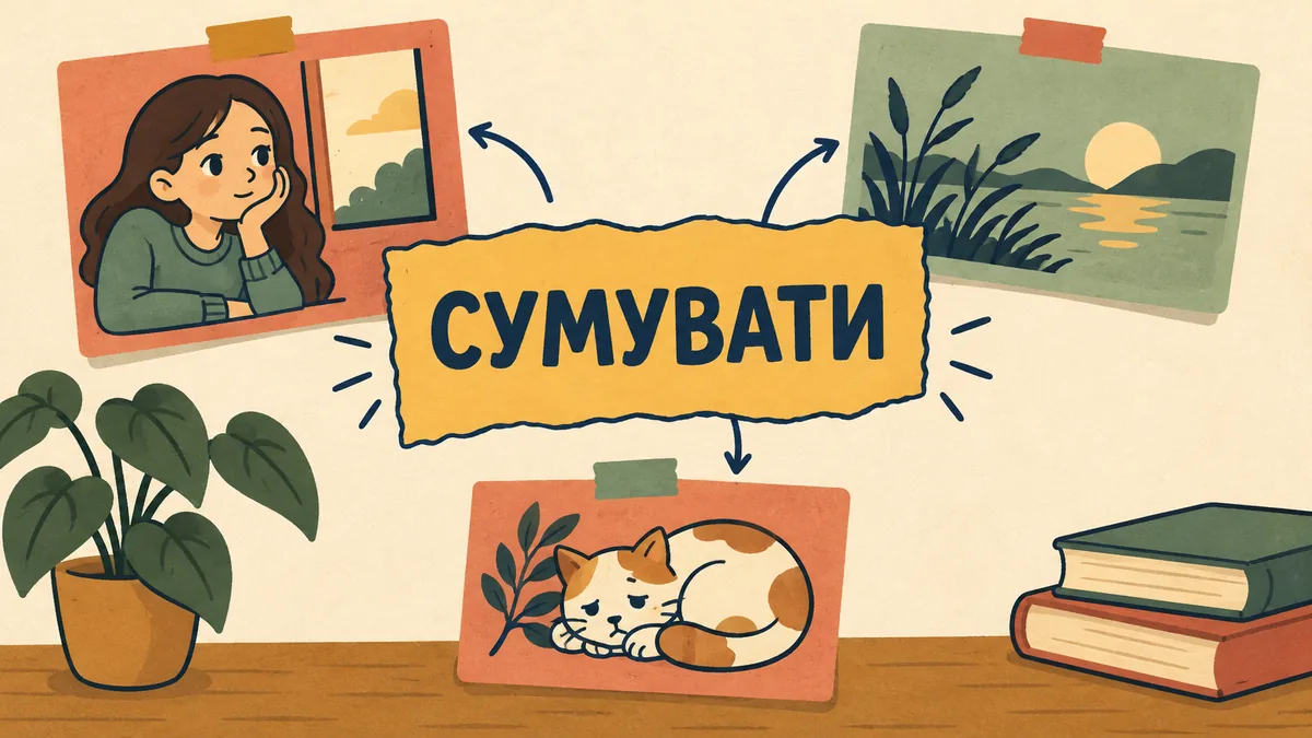 Синонім до слова СУМУВАТИ: від тихої туги до великого горя