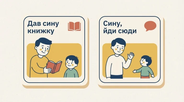 «Сину» чи «синові» як правильно: у давальному, кличному відмінках