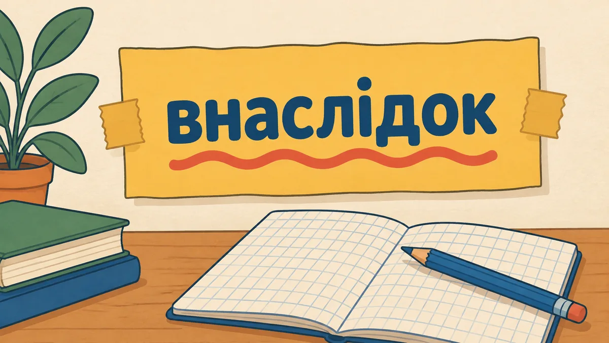 ВНАСЛІДОК разом чи окремо: правило, приклади та синоніми